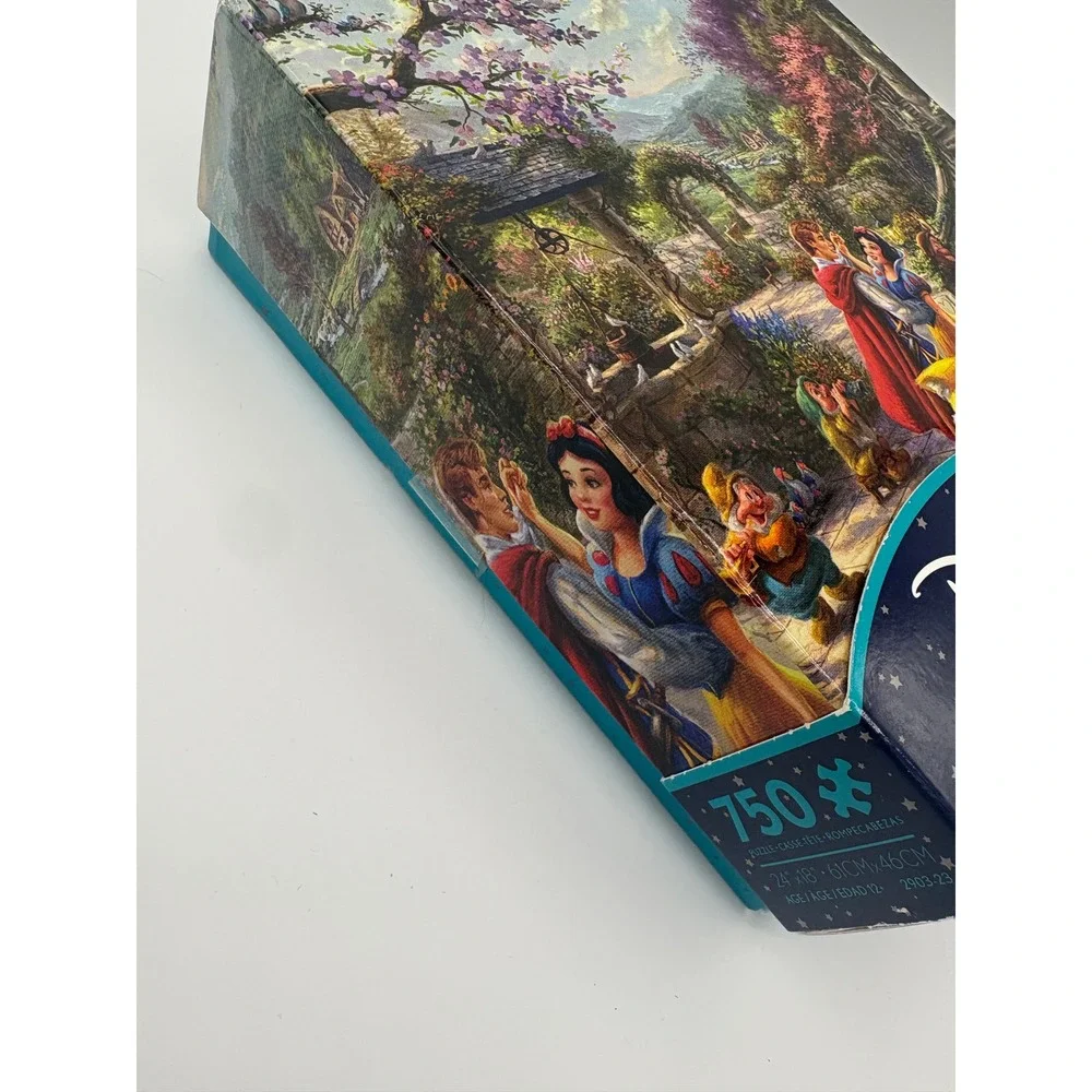 Disney‎ Thomas Kinkade Snow White Dancing 750 pc Puzzle SEALED Brand New Ceaco